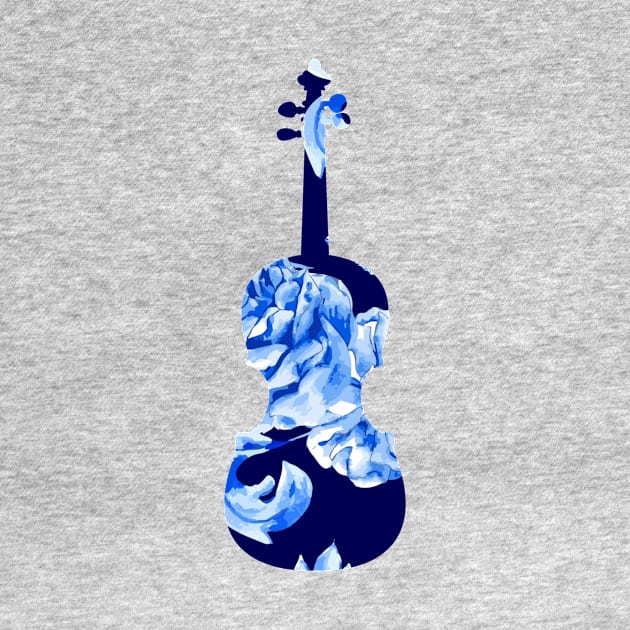 Floral Violin by designed2teach